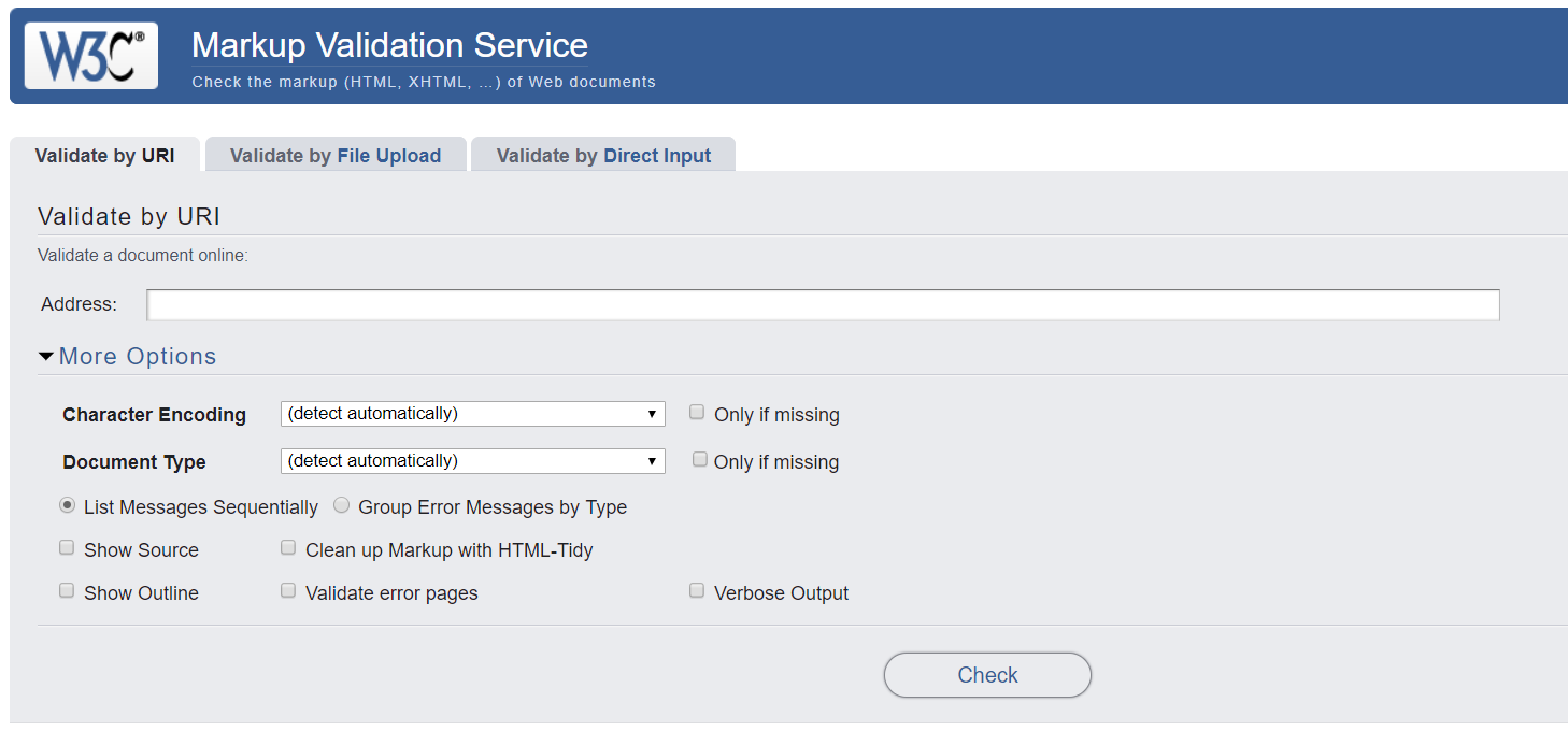 W3C HTML Validator will check wheter your HTML code is working or not.