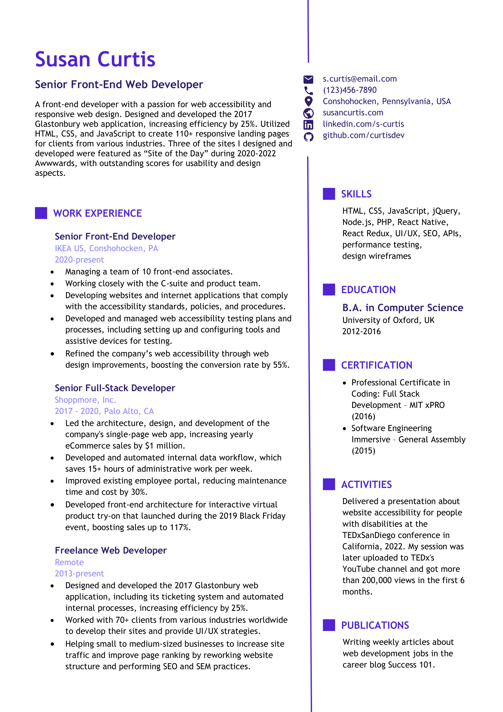 A Complete Guide to Web Developer Resume (+ Free Template)