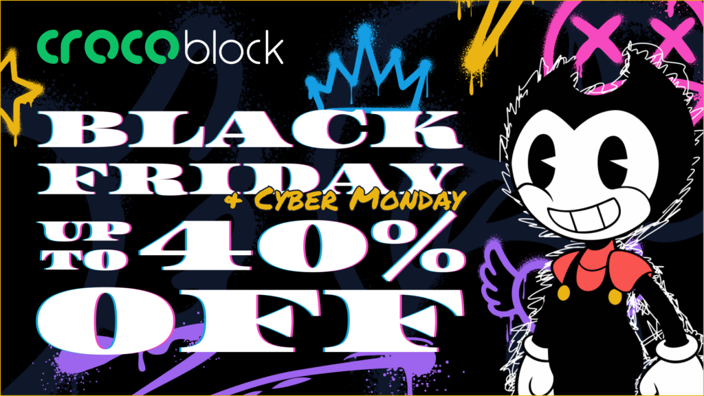 Crocoblock Black Friday sales banner