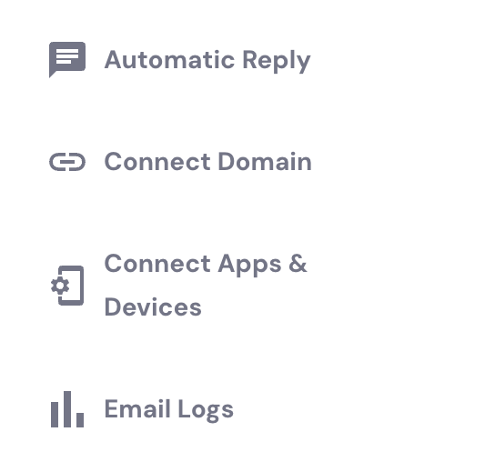 The Connect Apps and Devices menu in hPanel