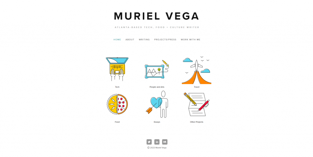 Muriel Vega homepage