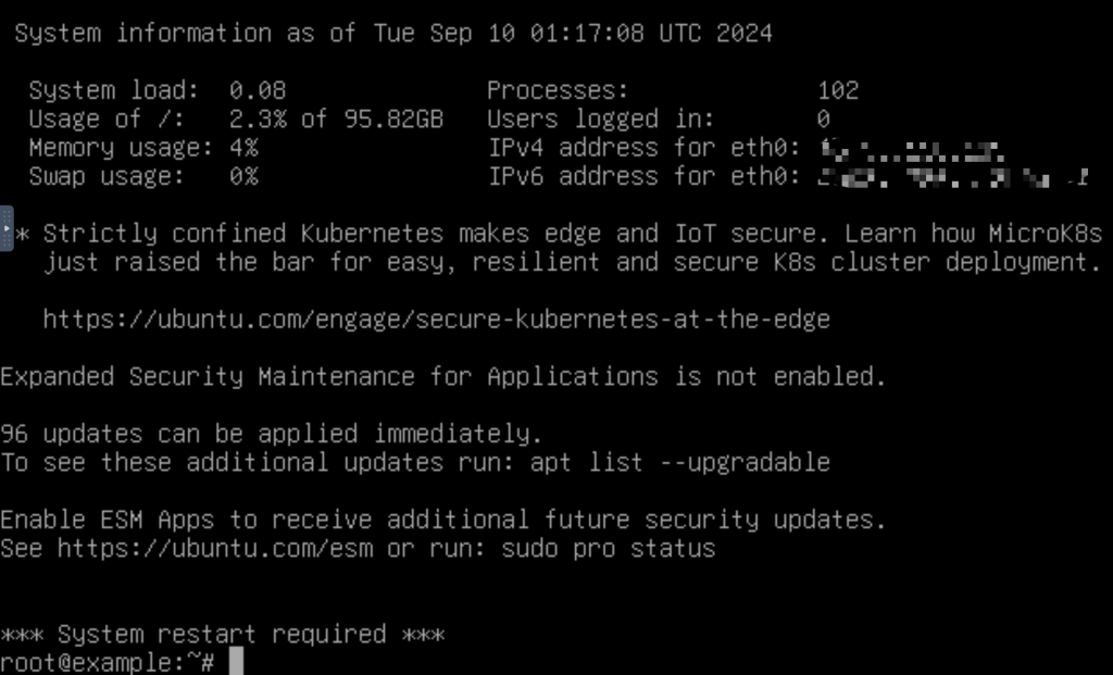 Hostinger's Browser terminal main interface